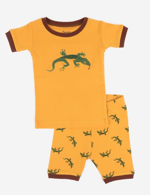 Kids Cotton Two-Piece Short Printed Pajamas, Animals & Characters (Toddler, Little Kid & Big Kid)