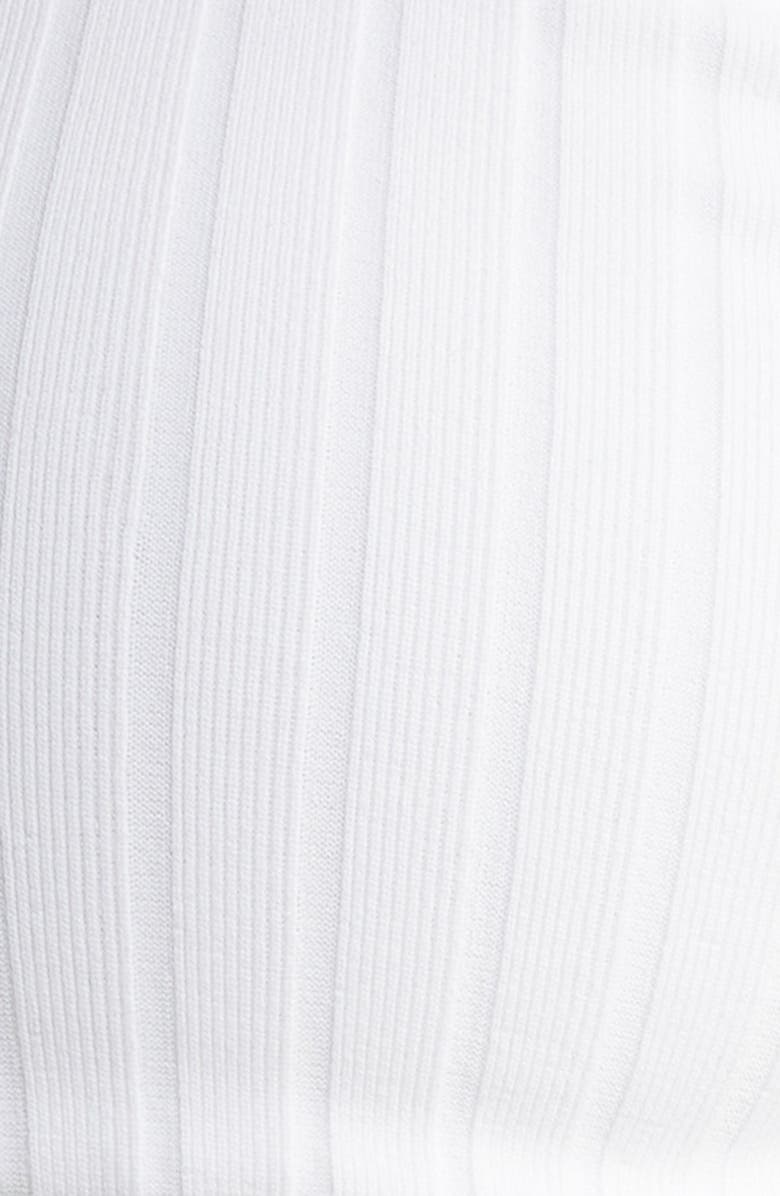 Solid & Striped The Rachel Rib Bikini Top, Alternate, color, Marshmallow