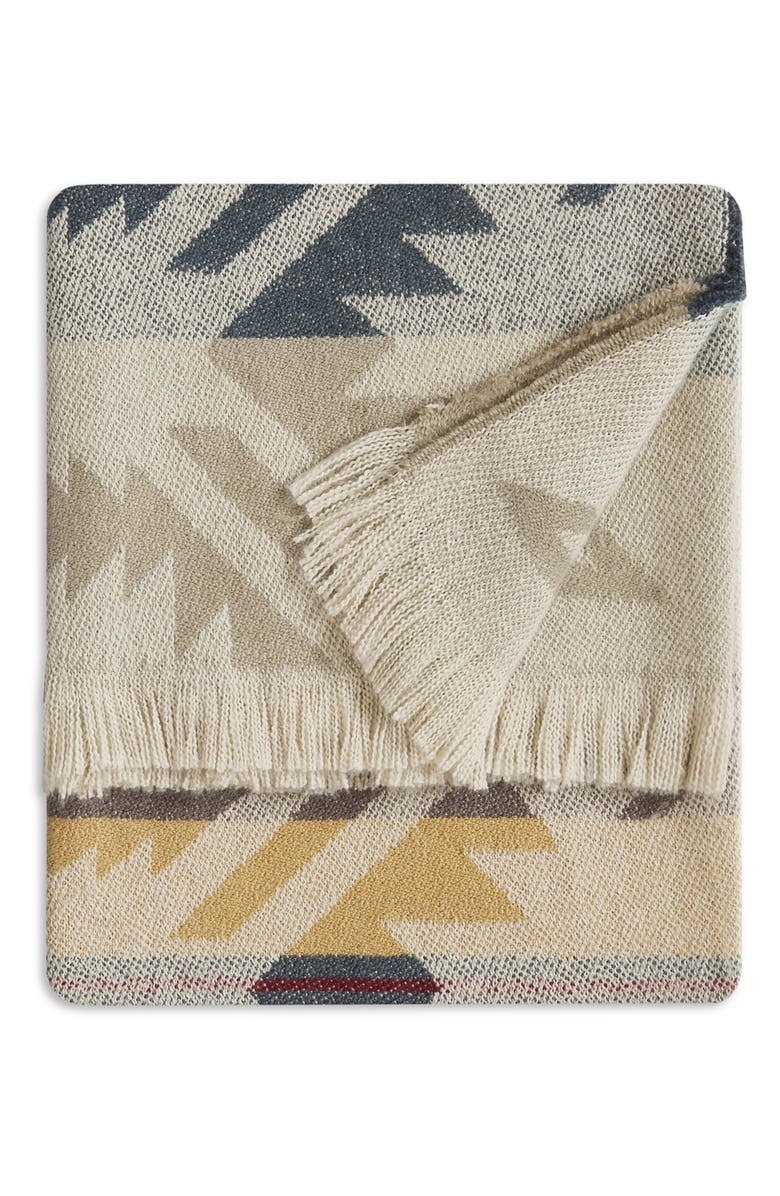 Pendleton White Sands Throw Blanket, Main, color, 
