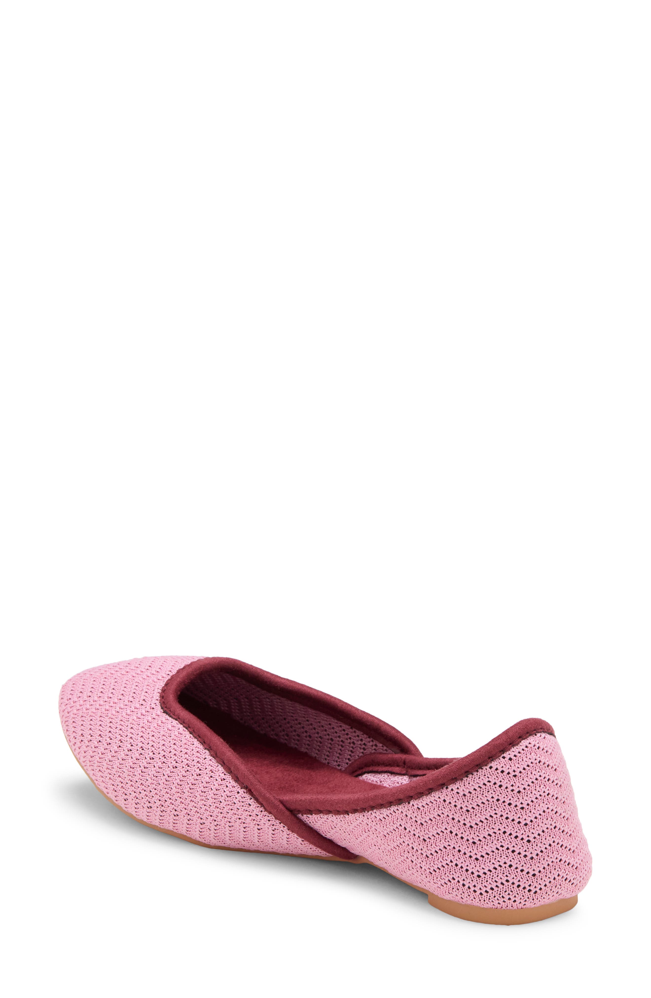 Air Mesh Jutti Flat, Alternate, color, PINK