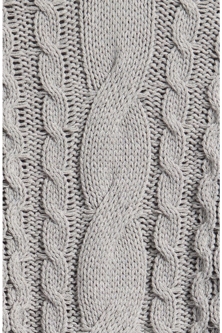 Kids' Cable Knit Sweater Vest, Alternate, color, GREY