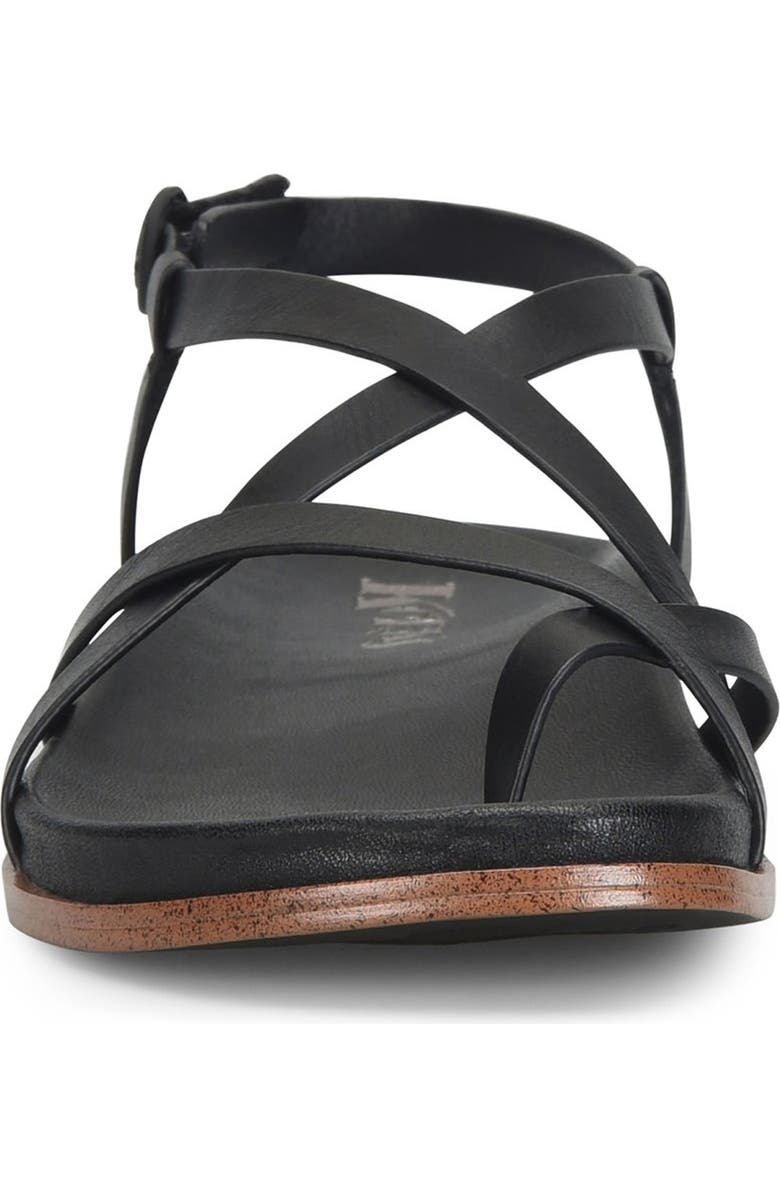 KORKS Arica Toe Loop Sandal, Alternate, color, Black