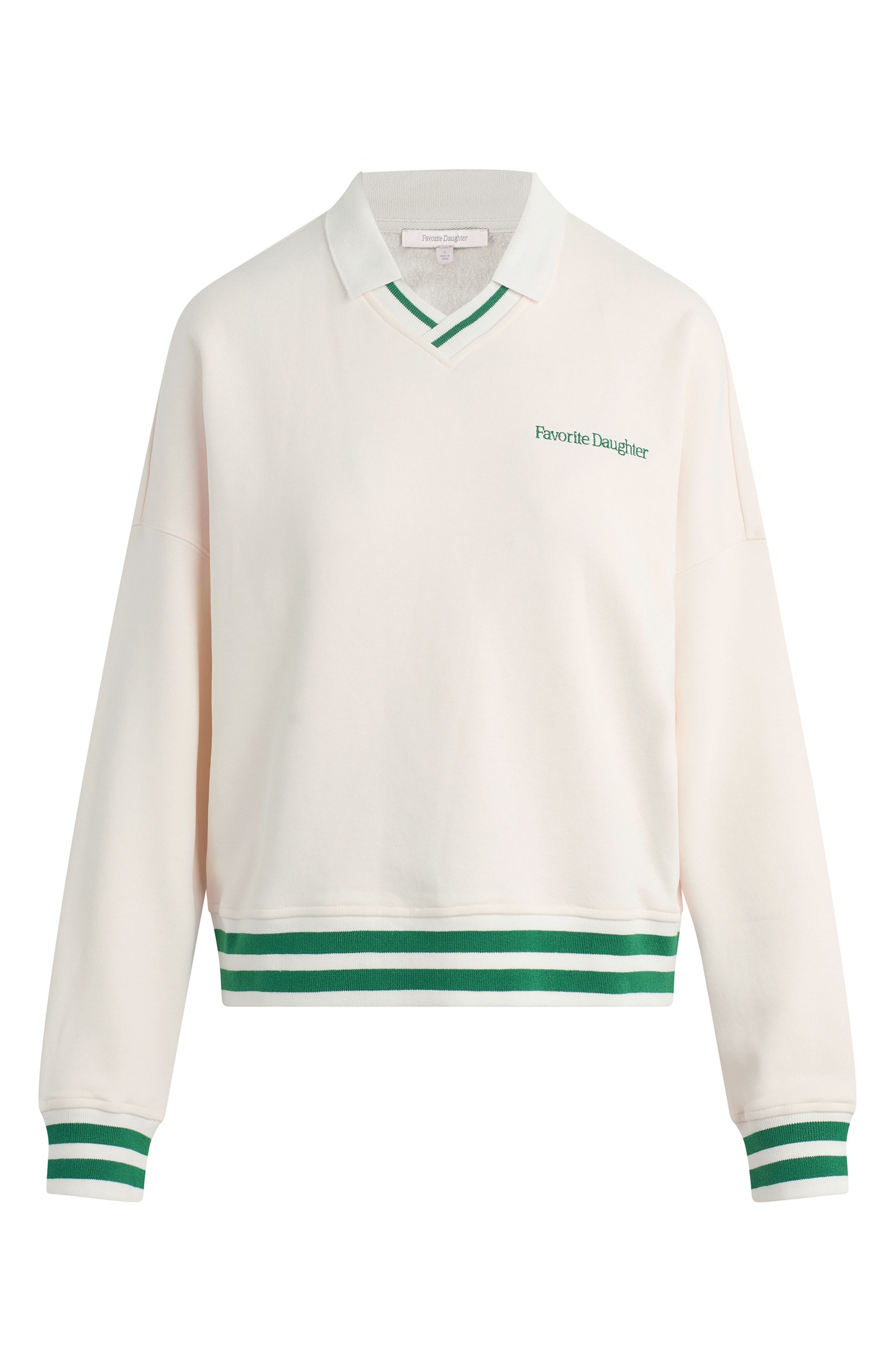 Favorite Daughter Ivy League Rugby Sweatshirt (Women) | Nordstromrack