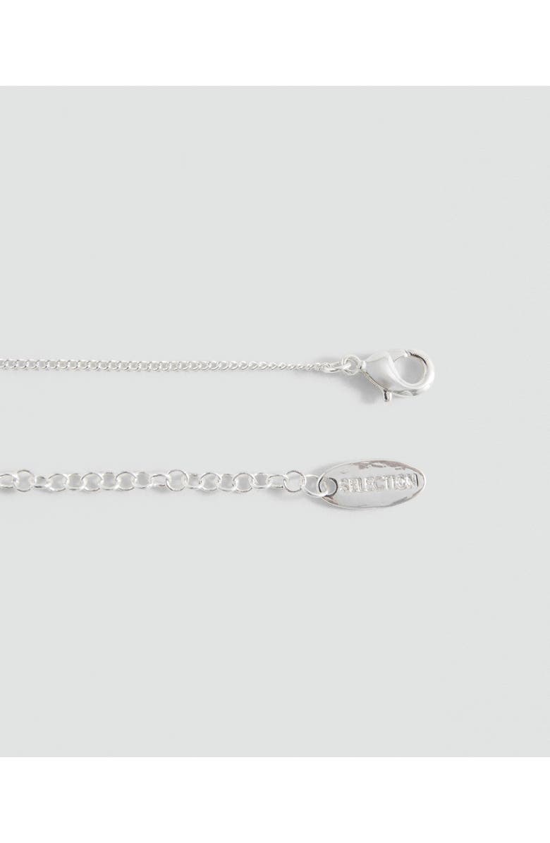 MANGO x Kaia Gerber Metallic Pendant Necklace, Alternate, color, 