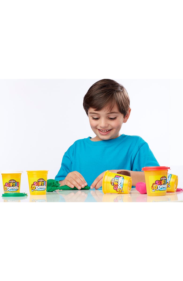 CRA-Z-ART Softee Dough Smart Pack In Assorted Colors, 10 Cans, Alternate, color, Multicolored
