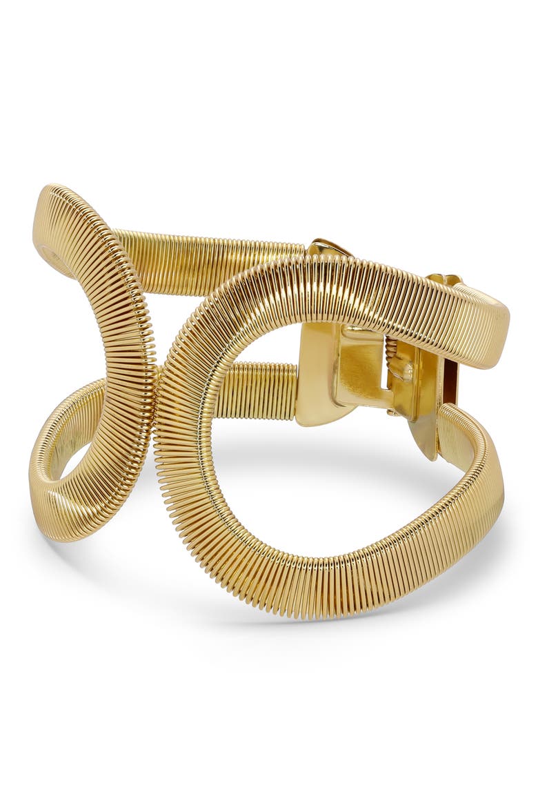 Sierra Cuff Bracelet, Main, color, GOLD
