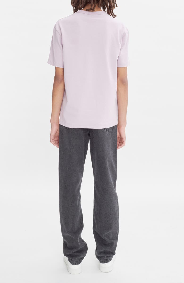 A.P.C. Fairfax Slim Wide Leg Jeans, Alternate, color, Washed Black