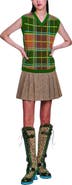Anna Sui Plaid Sweaters Vest