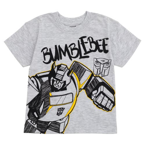 Transformers T-shirt & Athletic Mesh Shorts Set In Gray