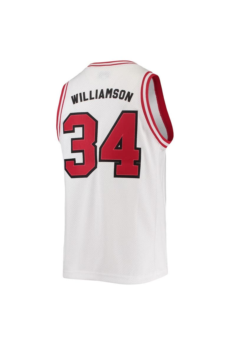 Men's Original Retro Brand Corliss Williamson White Arkansas Razorbacks Alumni Commemorative Classic Basketball Jersey, Alternate, color, White