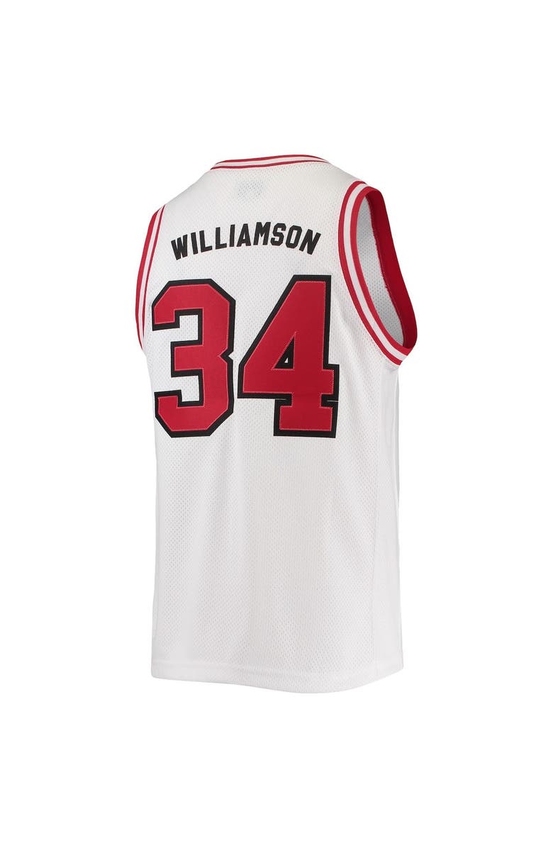 Retro Brand Men's Original Retro Brand Corliss Williamson White Arkansas Razorbacks Alumni Commemorative Classic Basketball Jersey, Alternate, color,