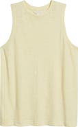Caslon® Sleeveless Cotton Blend Crewneck T-Shirt
