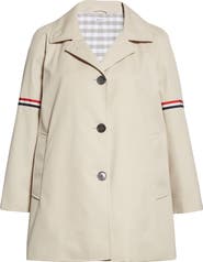Thom Browne Armband Waterproof Twill Crop Car Coat
