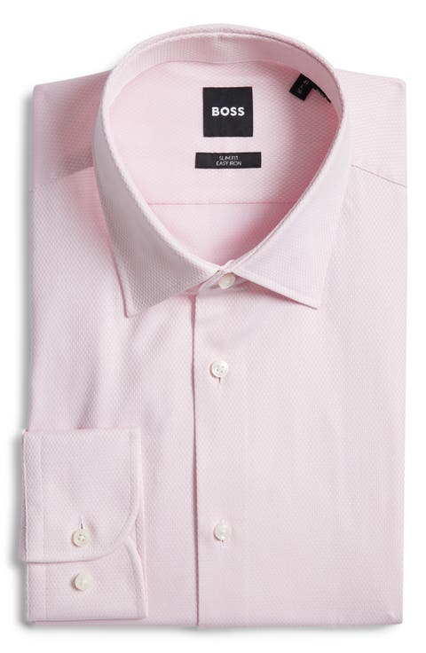 Hank Slim Fit Cotton Dress Shirt