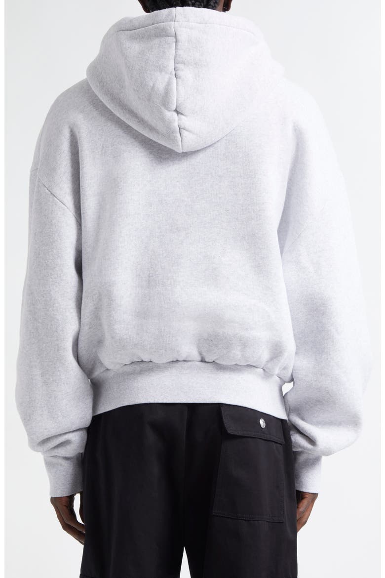 The Corto Logo Embroidered Cotton Fleece Hoodie, Alternate, color, UNI CLUB GREY