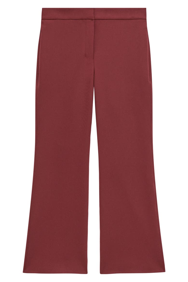 Kick Ankle Pants, Alternate, color, OXBLOOD RED