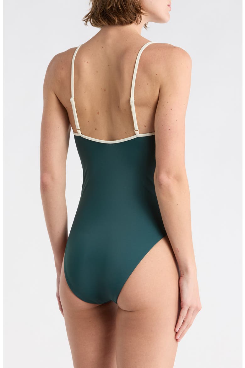 Soleil One-Piece Swimsuit, Alternate, color, SEA MOSS