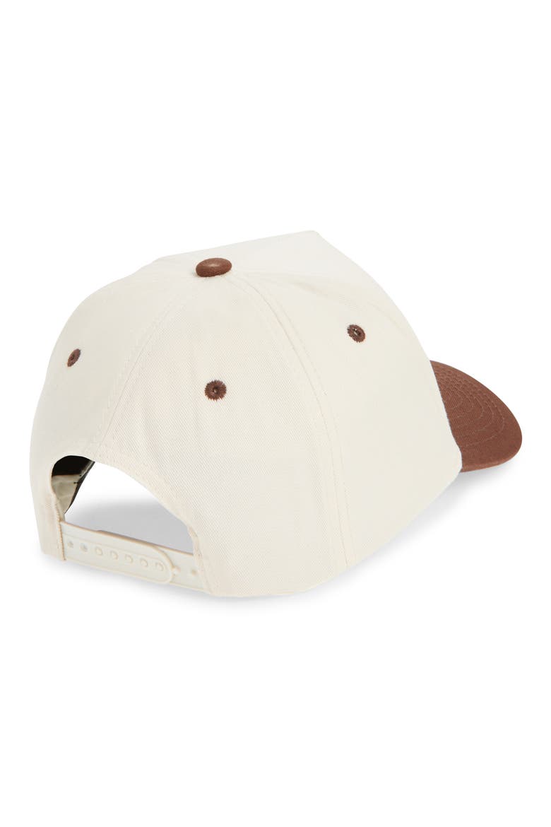 Coffee Run Canvas Snapback Baseball Cap, Alternate, color, BROWN