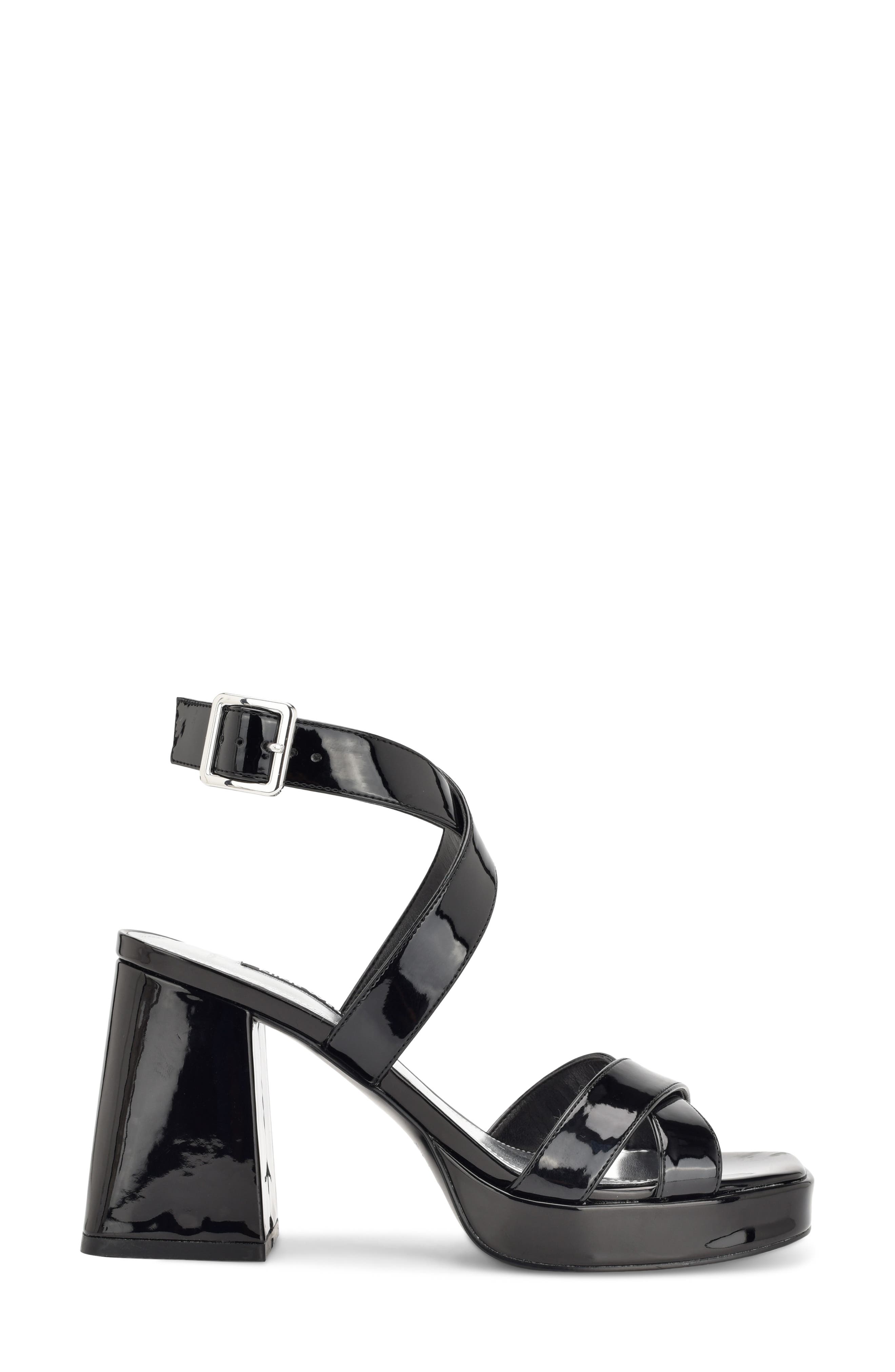 Nine West Tackle Ankle Strap Platform Sandal, Alternate, color, 