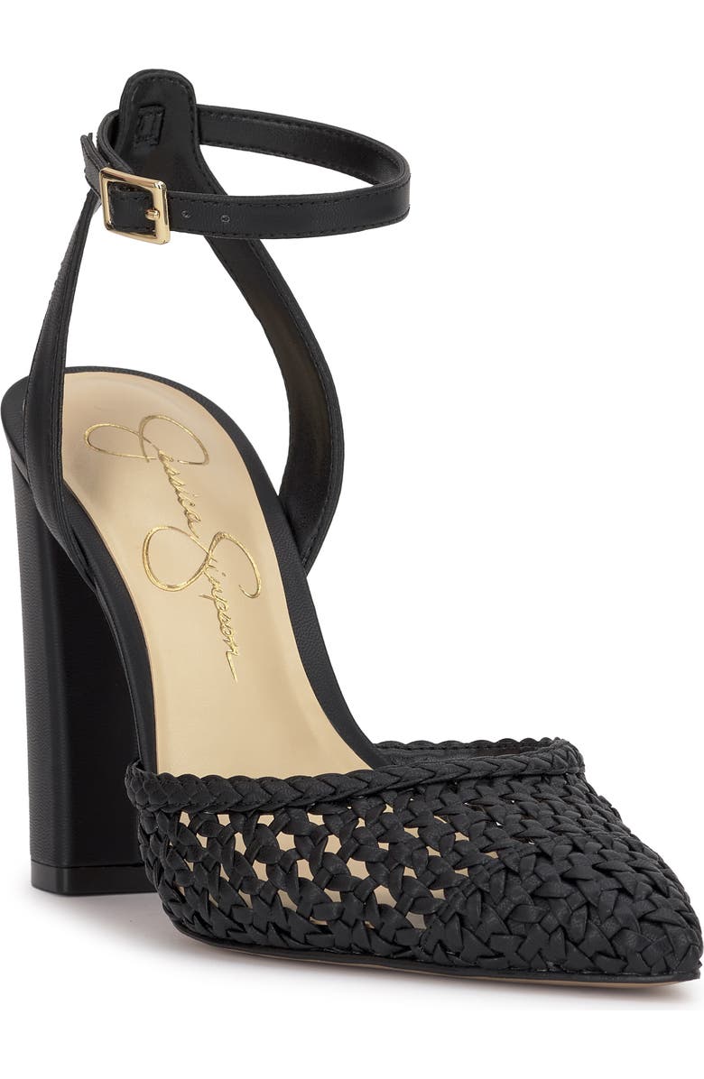 Jessica Simpson Nariro Ankle Strap Pump, Main, color, Black