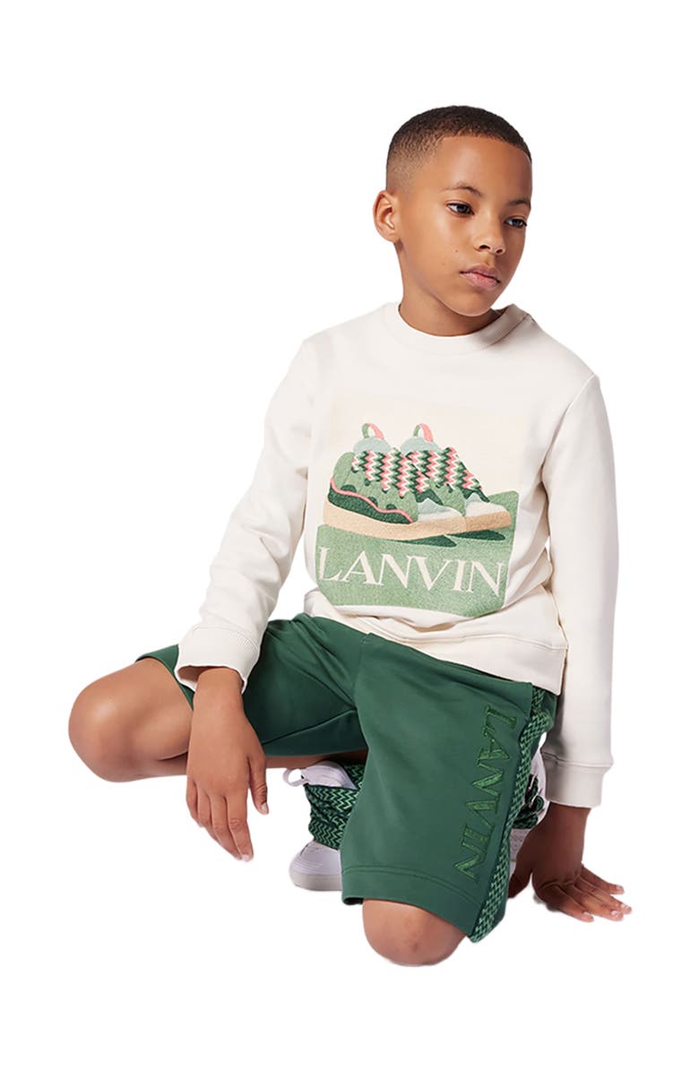 Lanvin KIDS FLEECE SWEATSHIRT, Main, color,