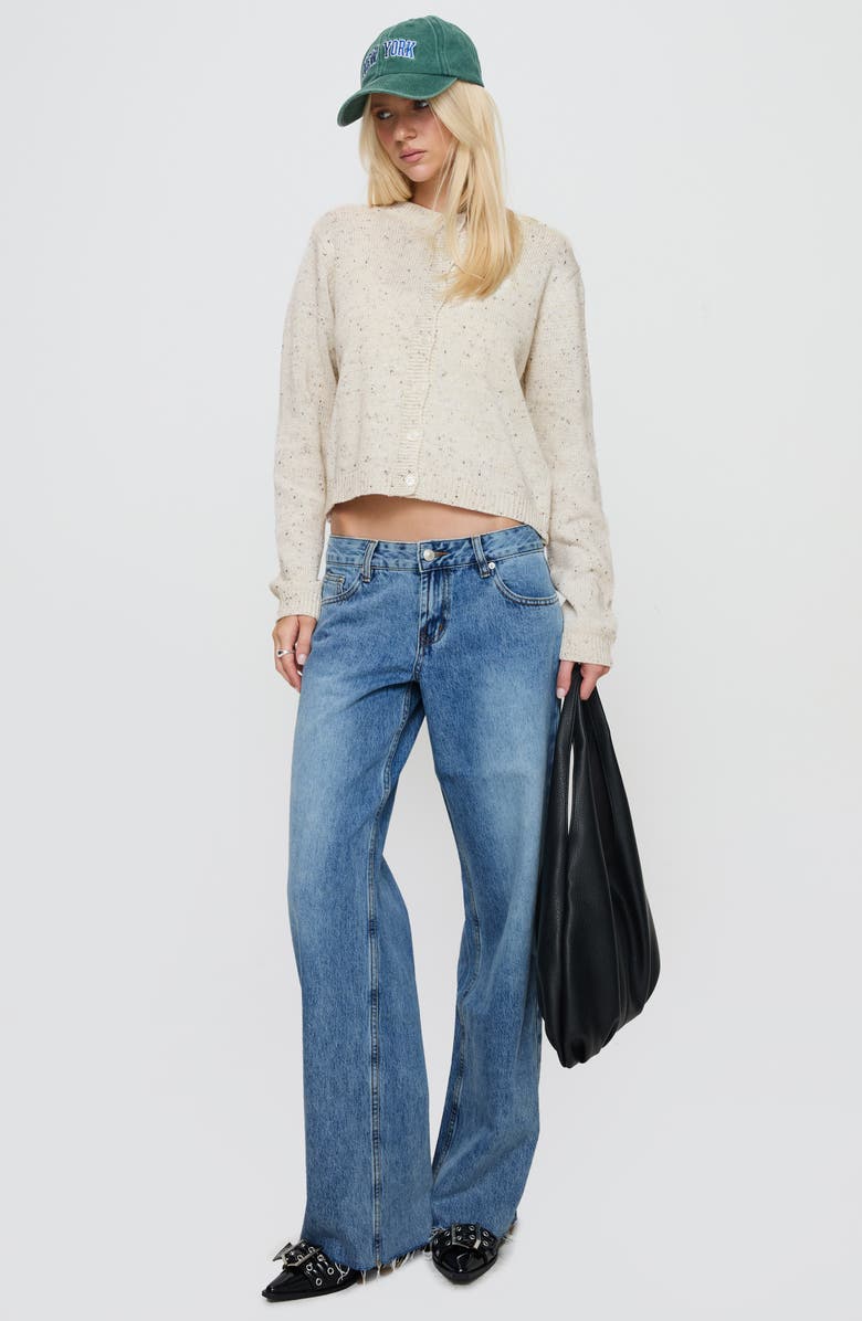 Princess Polly Sabryna Low Rise Wide Leg Jeans, Alternate, color, Blue