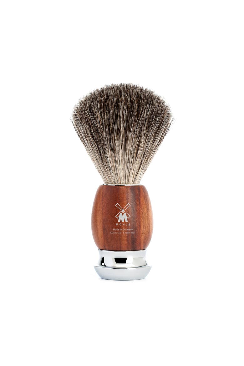 Vivo Plumwood Pure Badger Shaving Brush, Main, color, Plumwood