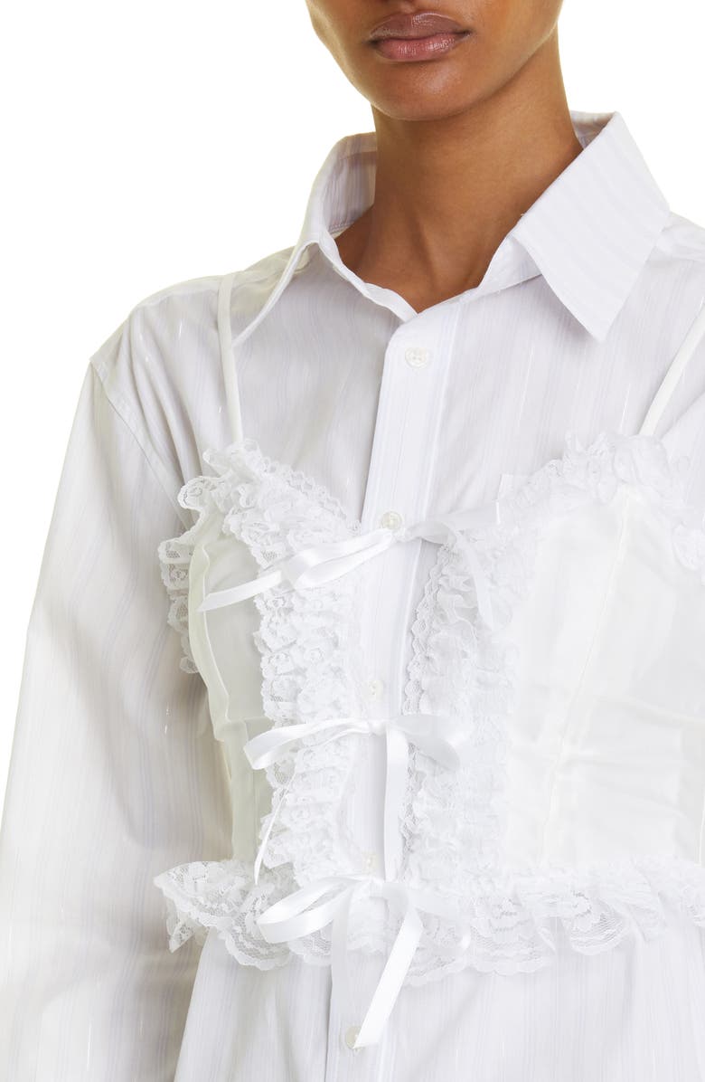 Vaquera Lingerie Button-Up Shirt, Alternate, color, 