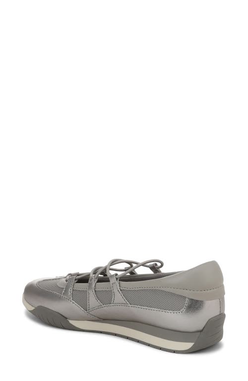 Naturalizer Tallulah Mary Jane Sneaker In Silver