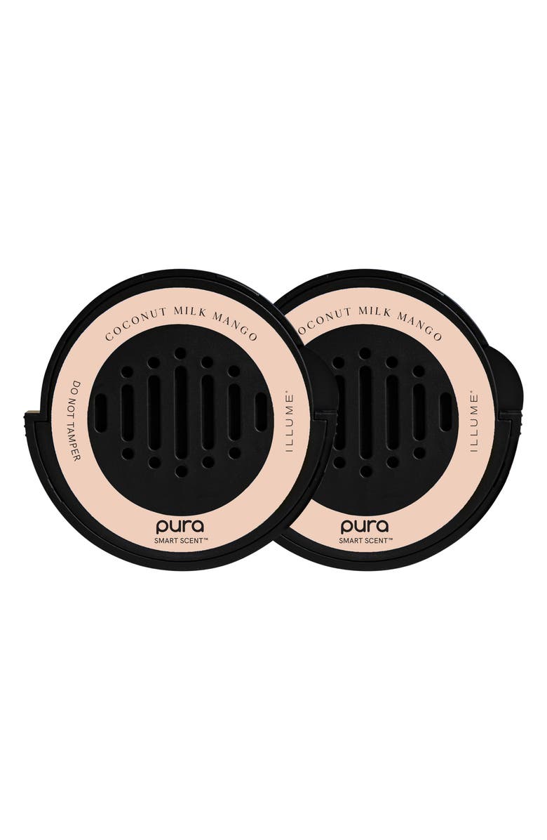 PURA x Illume<sup>®</sup> Coconut Milk Mango Car Dual Refill Pack, Main, color, Coconut Milk Mango