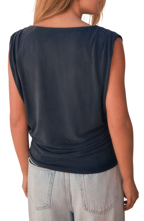 Next Cowl Neck Sleeveless Top In Blue