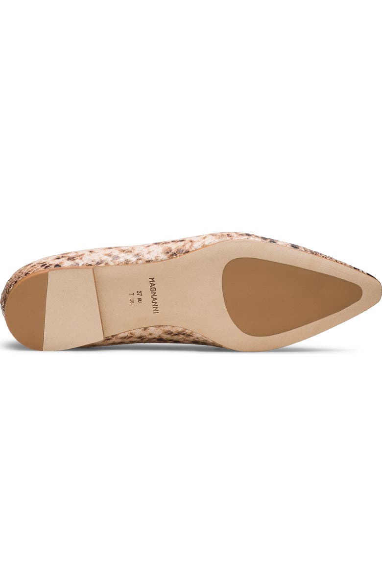 Magnanni Stasia Penny Loafer, Alternate, color, Beige Python Embossed