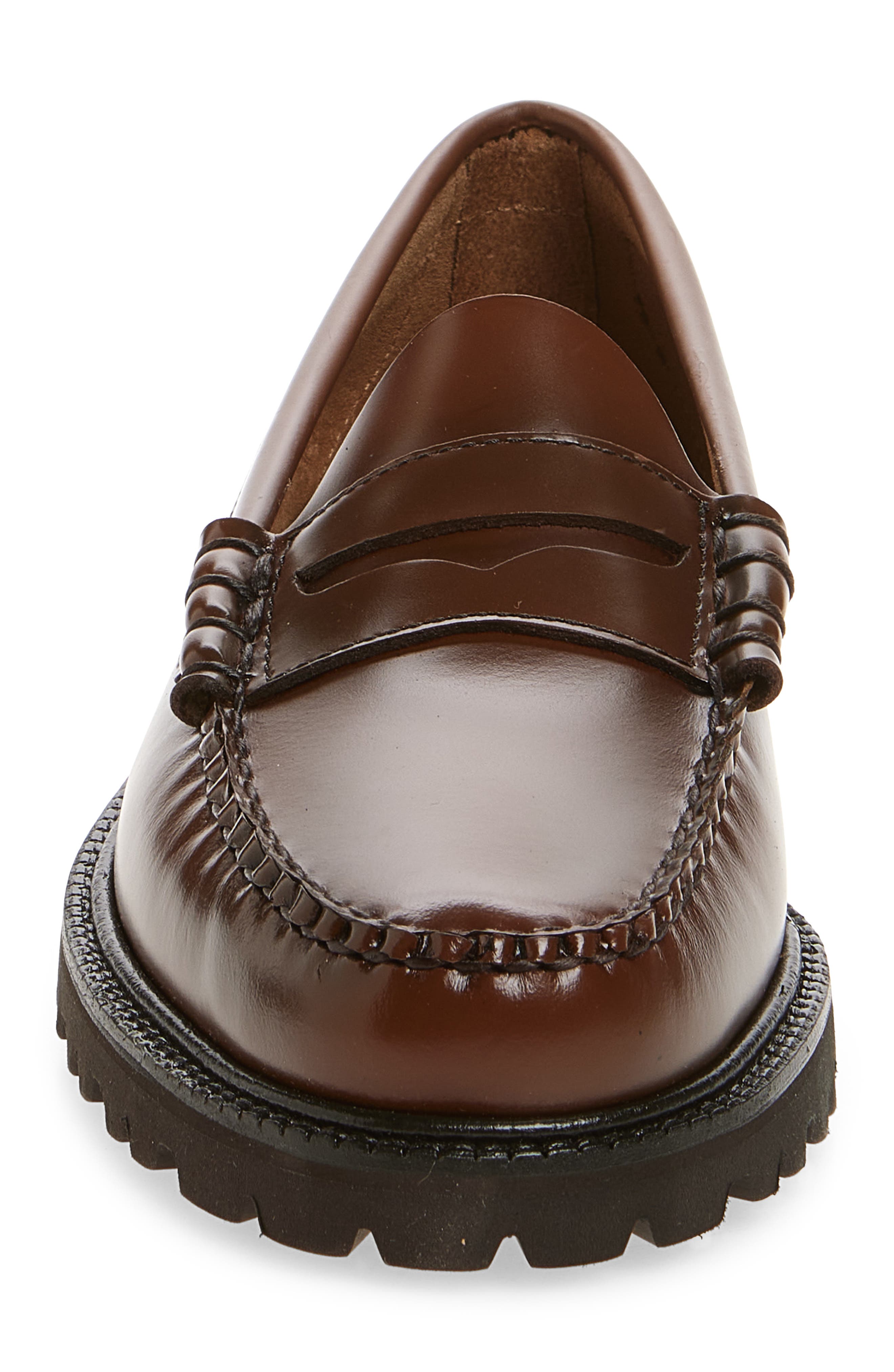 Layton Leather Penny Loafer, Alternate, color, MELON