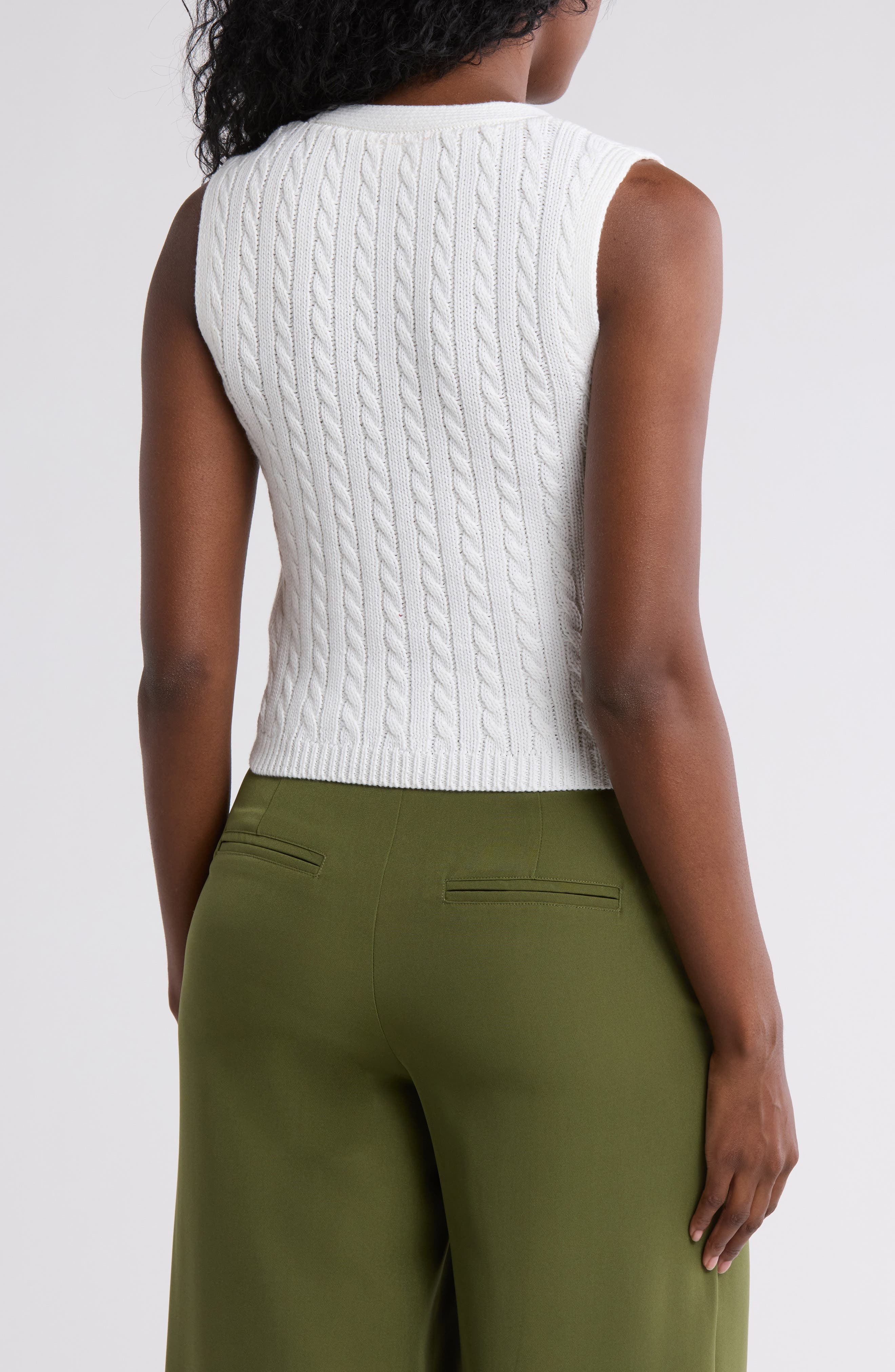 Brea Button Front Vest - image 4