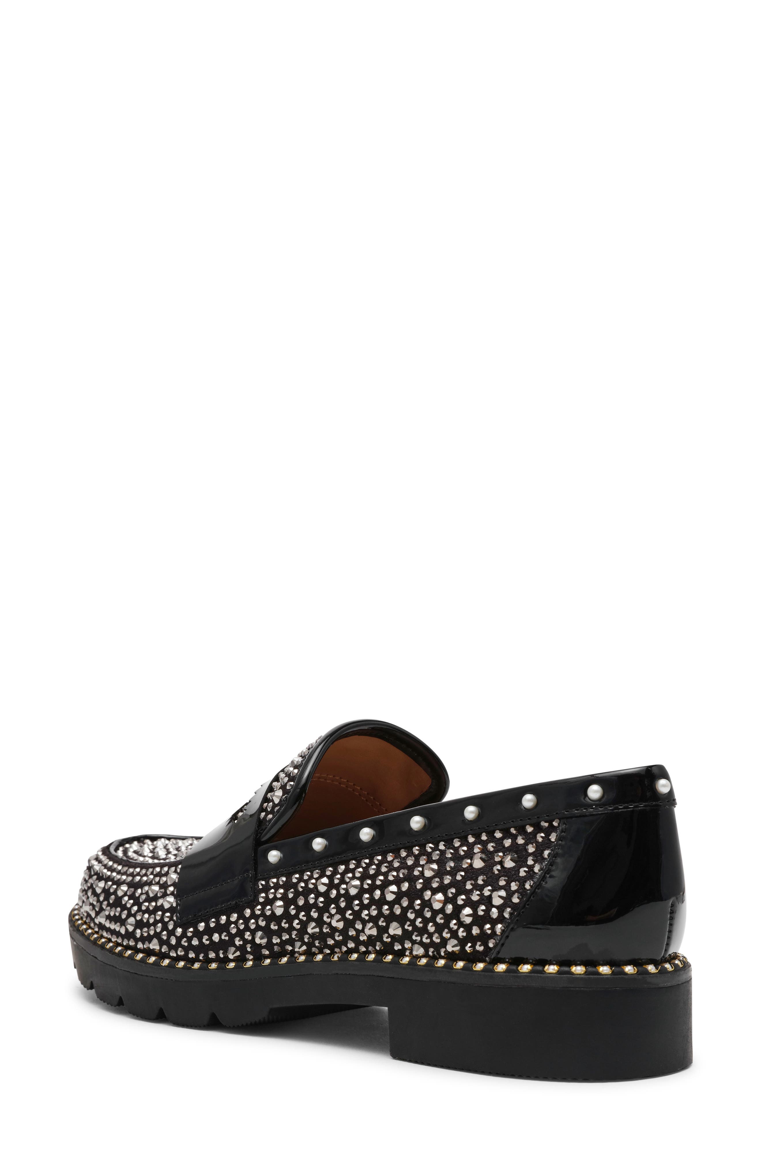 Betsey Johnson Lydia Loafer, Alternate, color, Black