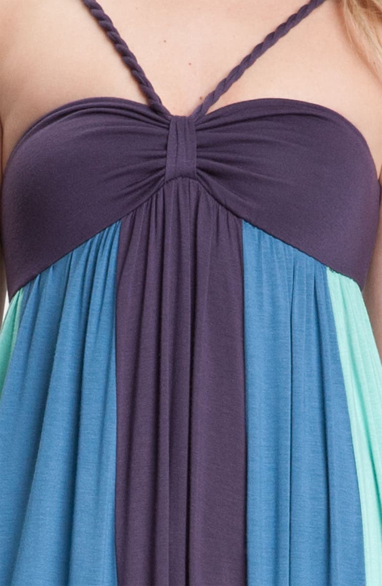 Ella Moss 'Skylar' Colorblock Bandeau Maxi Dress, Alternate, color, 