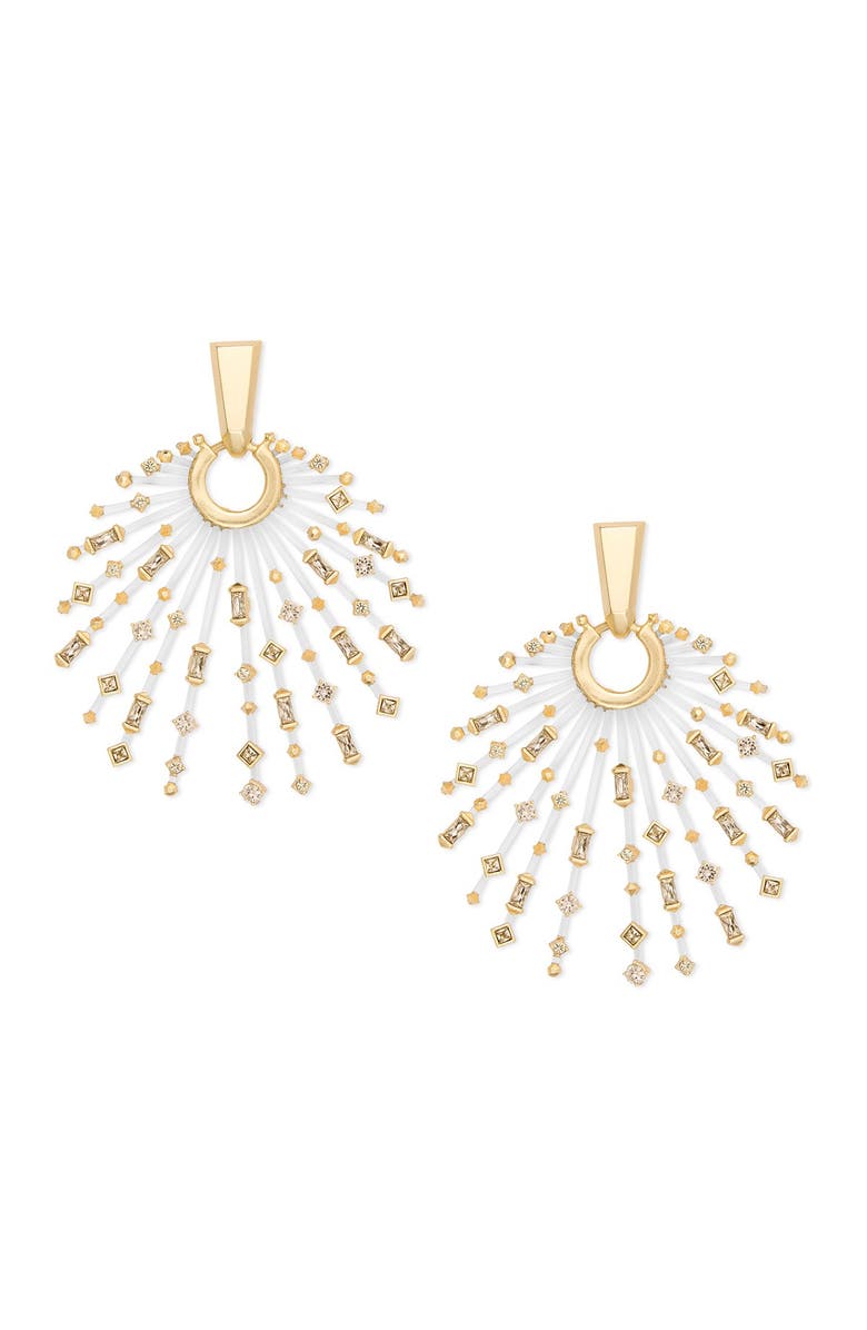 Kendra Scott Fabia Statement Earrings, Main, color, 