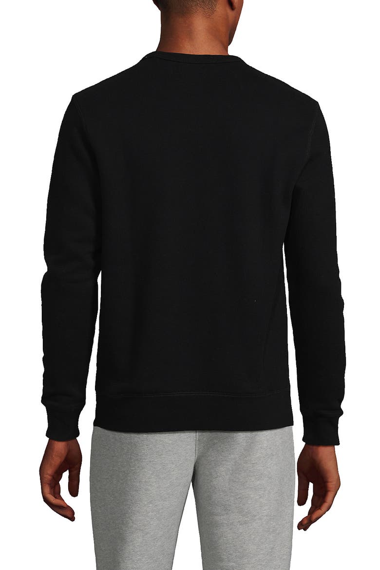 Long Sleeve Serious Sweats Crewneck Sweatshirt, Alternate, color, Black