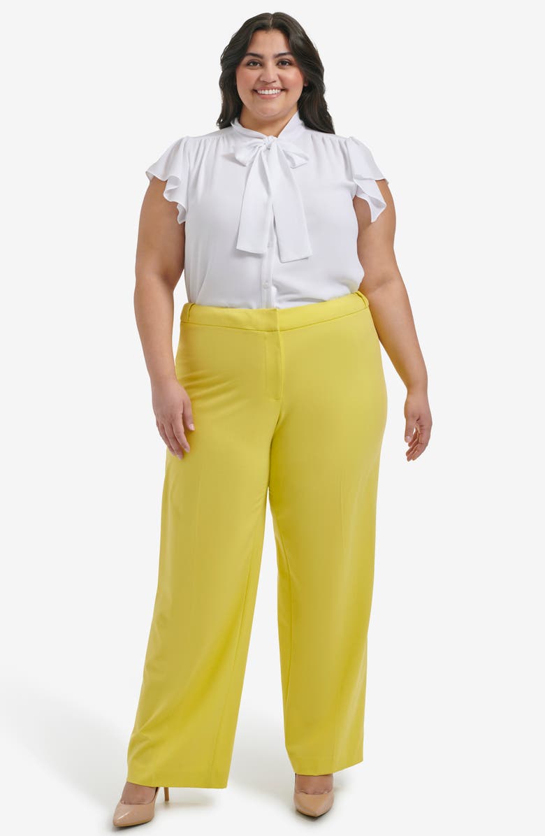Calvin Klein Wide Leg Pants, Alternate, color,