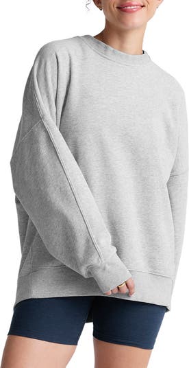 Beyond Yoga Solstice Oversize Cotton Blend Sweatshirt