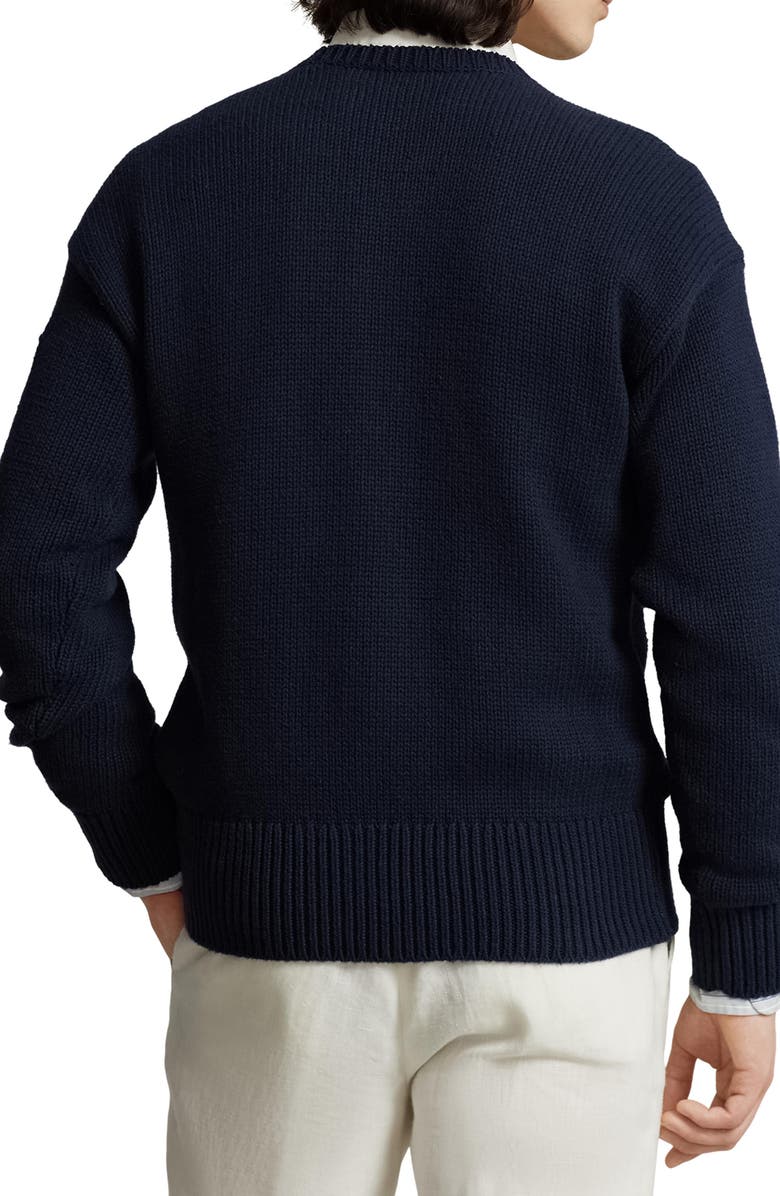 Polo Ralph Lauren Cotton Graphic Sweater, Alternate, color, 