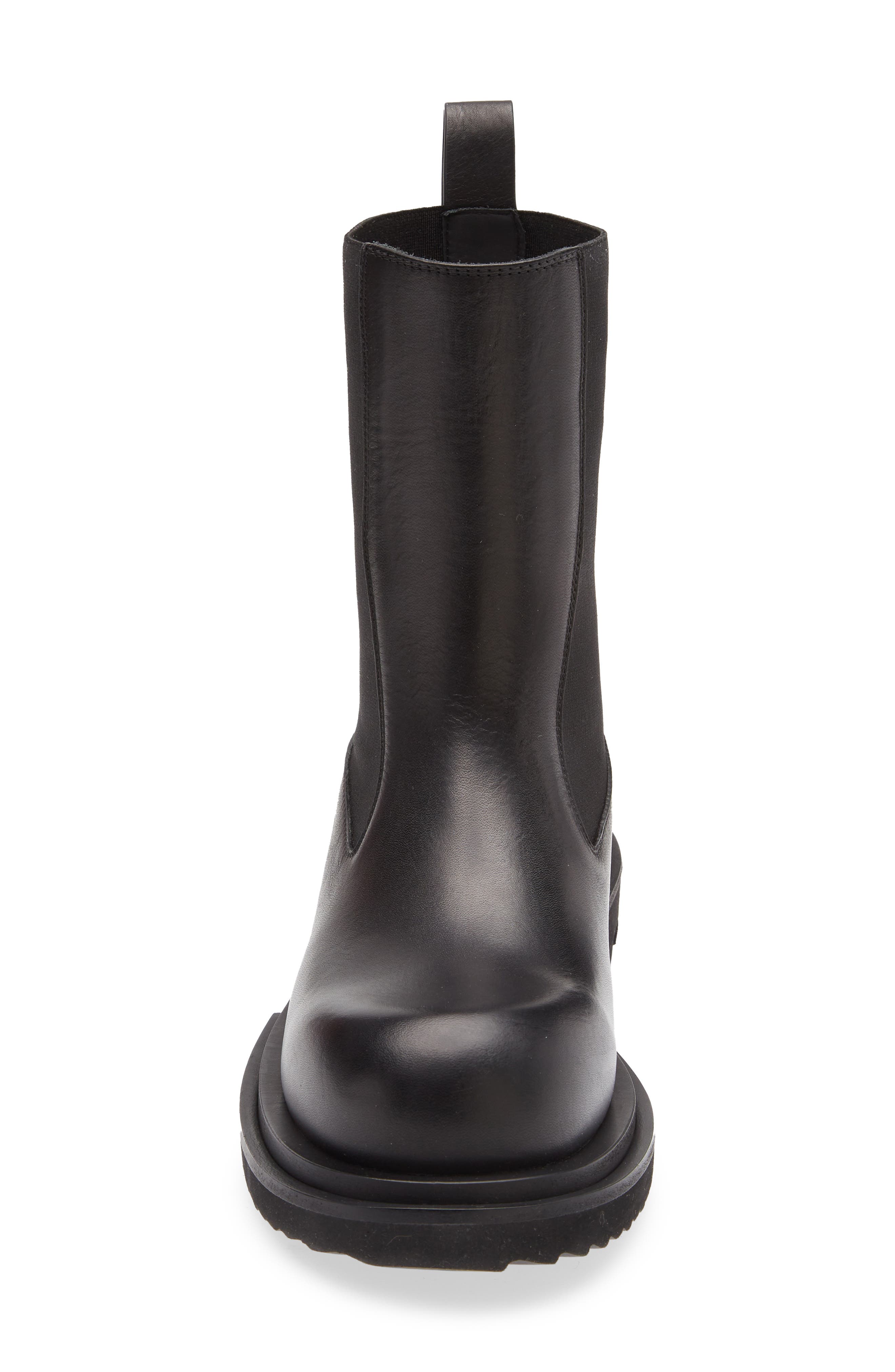 Rick Owens Stivali Beatle Bogun Chelsea Boot, Alternate, color, Black