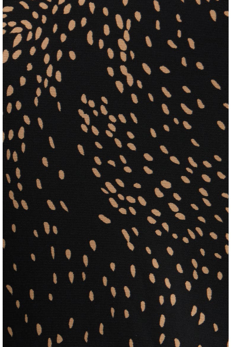 Dot Tulip Sleeve Top, Alternate, color, ANNE BLACK/ VICUNA