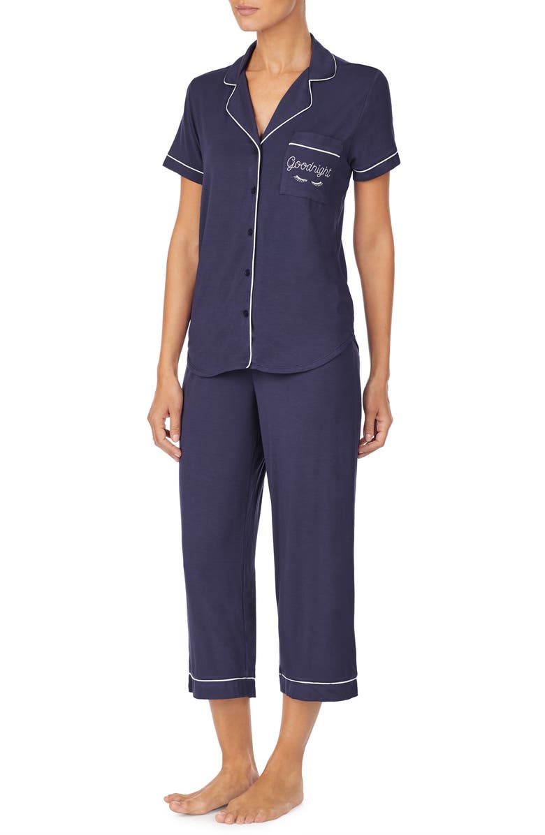 Kate Spade New York capri pajamas, Alternate, color, 
