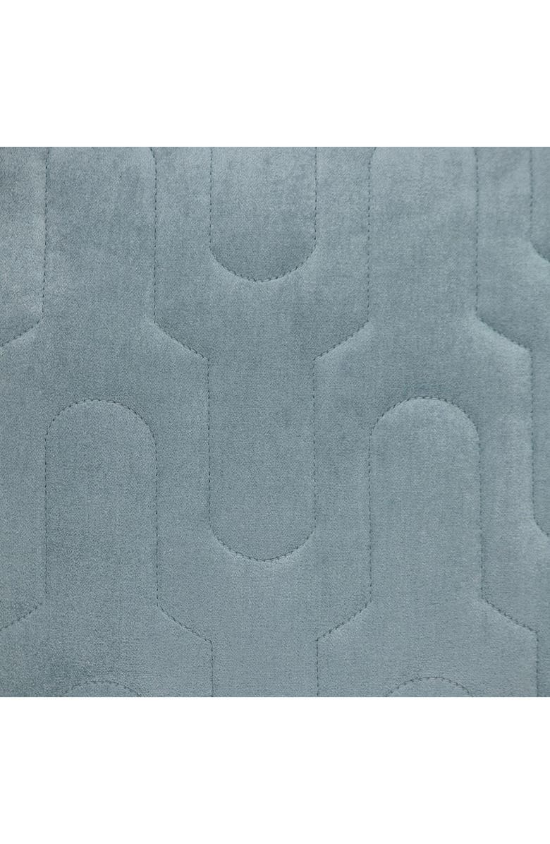 PARKLAND COLLECTION Basil Quilted Velvet Throw Pillow, Alternate, color, Gray