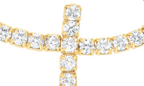 Shymi Women's Bar Tennis Necklace - Gold In Gold