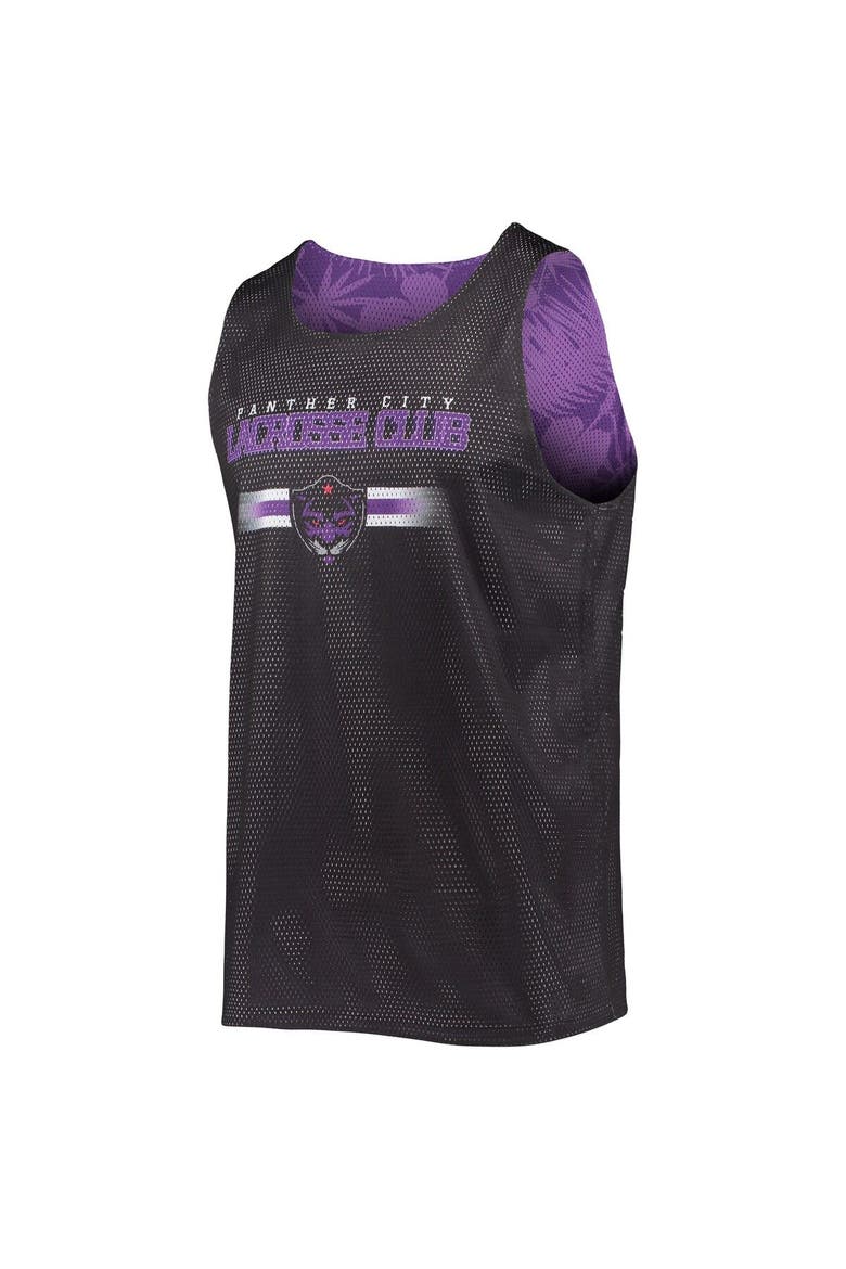 Men's FOCO Purple/Black Panther City Lacrosse Club Reversible Mesh Tank Top, Alternate, color, Purple