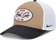 Nike Men's Nike  Khaki/Navy Boston Red Sox Rise A-Frame Trucker Adjustable Hat