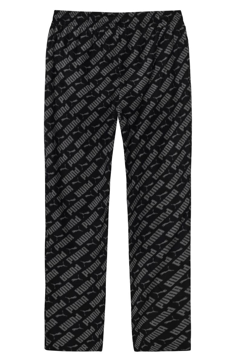 PUMA Microfleece Lounge Pants, Main, color, Black