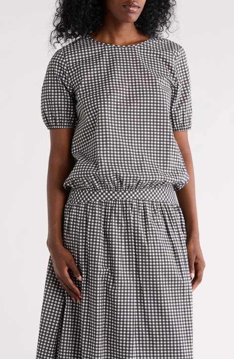 Floral Bubble Hem Top